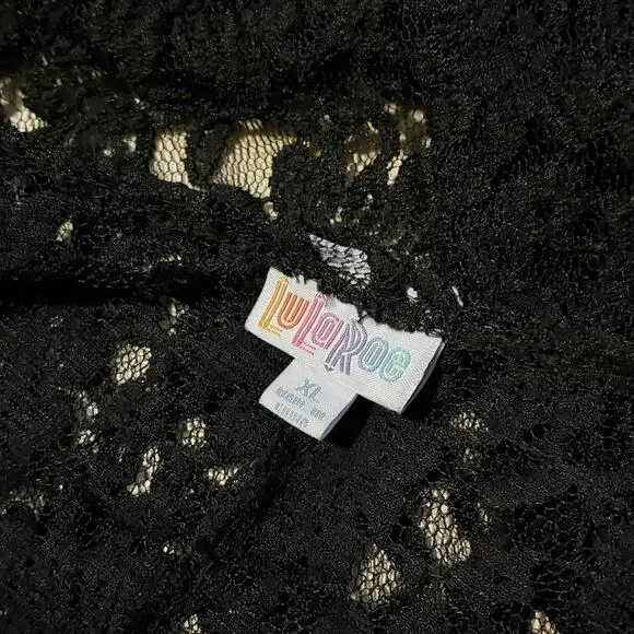 Long lace sleeveless cardigan witchy - Picture 3 of 3